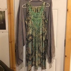 Beautiful embroidered sleeveless sundress